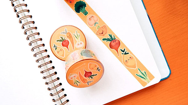 Fruits and Veges Washi Tape - Eurekart Studio