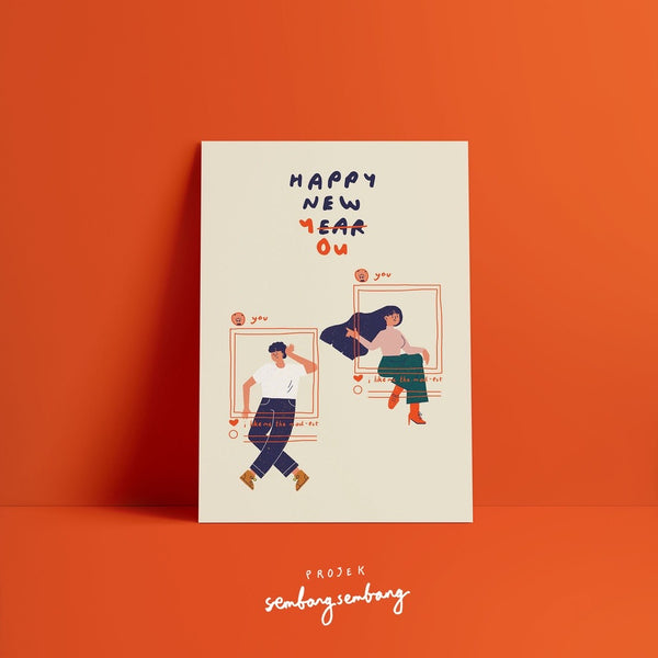 Projek Sembangsembang - Happy New You Postcard
