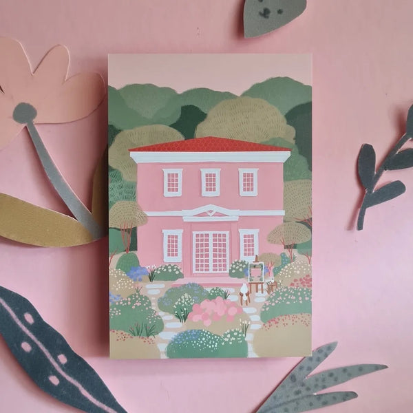 Rumah dan Alam Postcard - Bunga dan Bintang