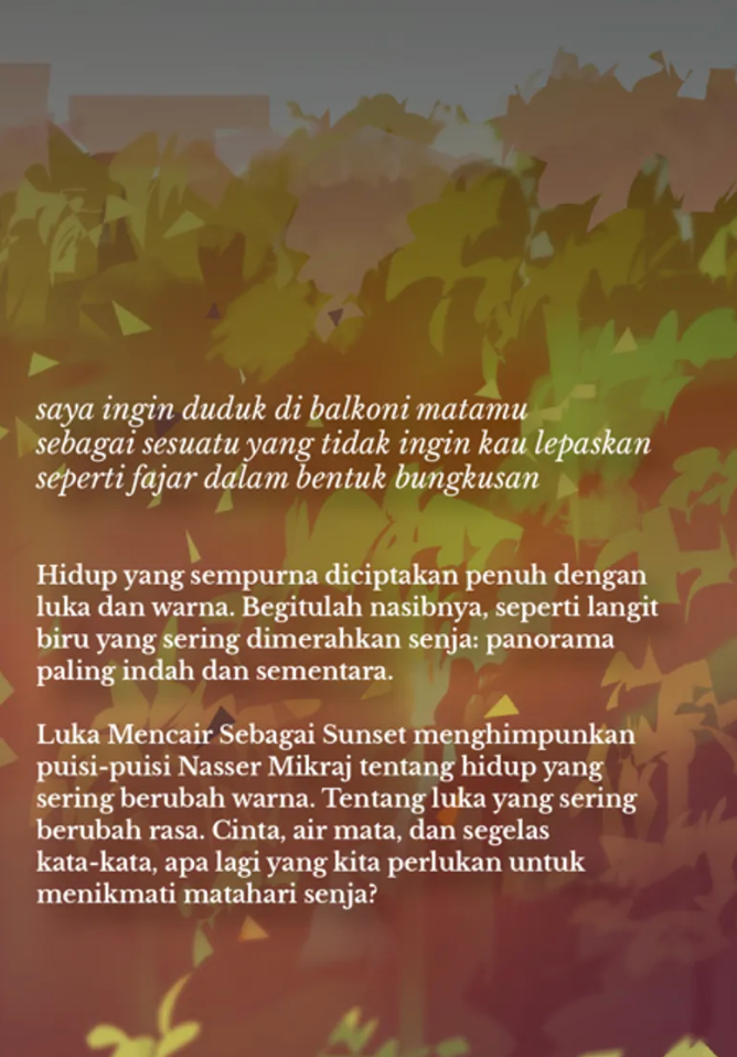 Luka Mencair Sebagai Sunset