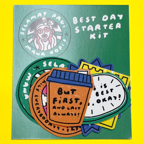 Projek SembangSembang- Best Day Starter Kit Sticker