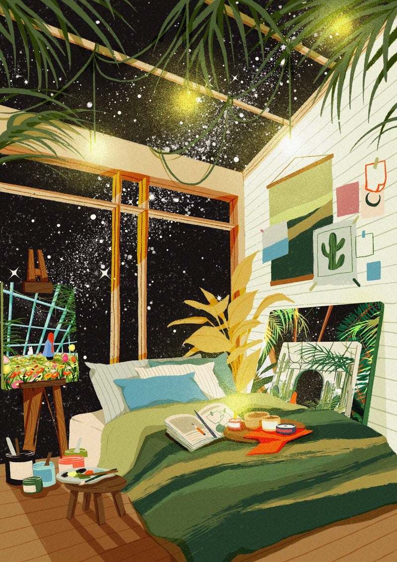 I’d Stay Postcard - Eurekart Studio