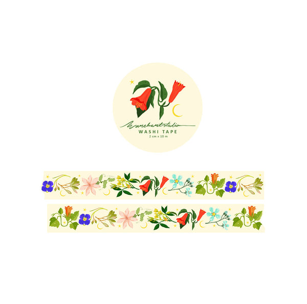Pastel Floral Washi Tape - Eurekart Studio