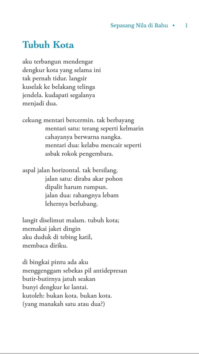 Sepasang Nila Di Bahu