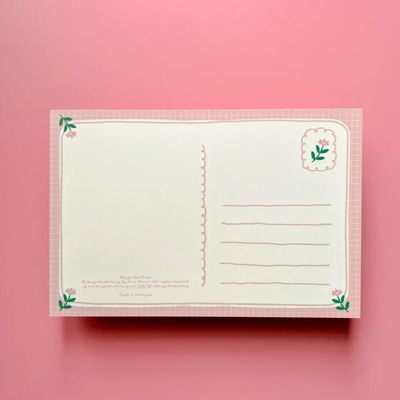 Postcard - Bunga & Mimpi