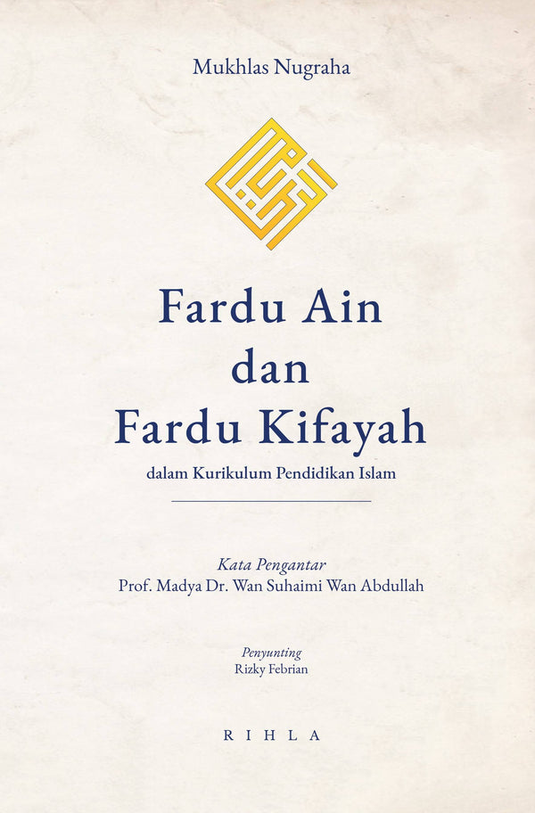 Fardu Ain Dan Fardu Kifayah Dalam Kurikulum Pendidikan Islam