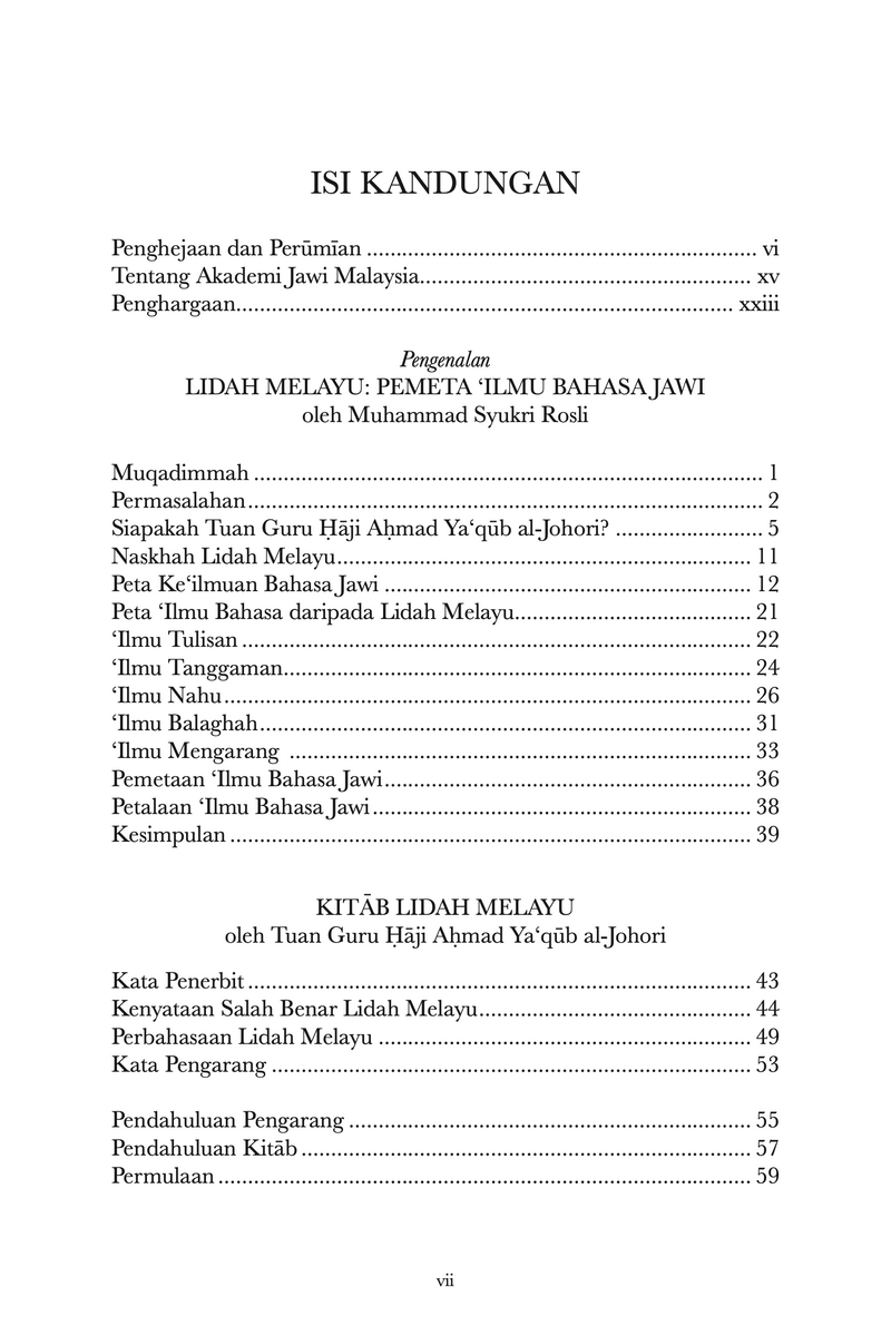 Lidah Melayu: Kitab Ilmu Bahasa Jawi