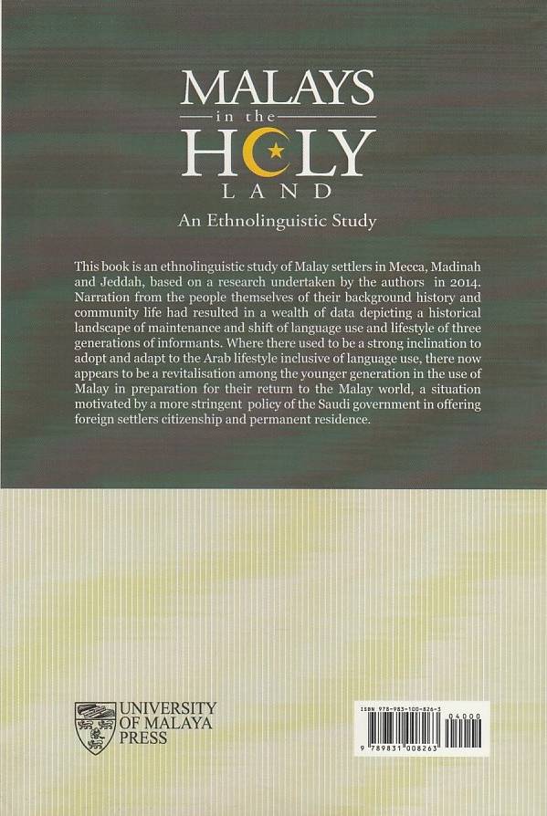 Malays In The Holy Land: An Ethnolinguistic Study