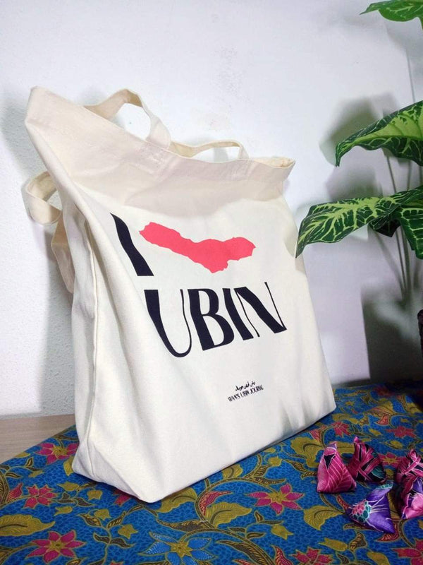 I Love Ubin Tote Bag