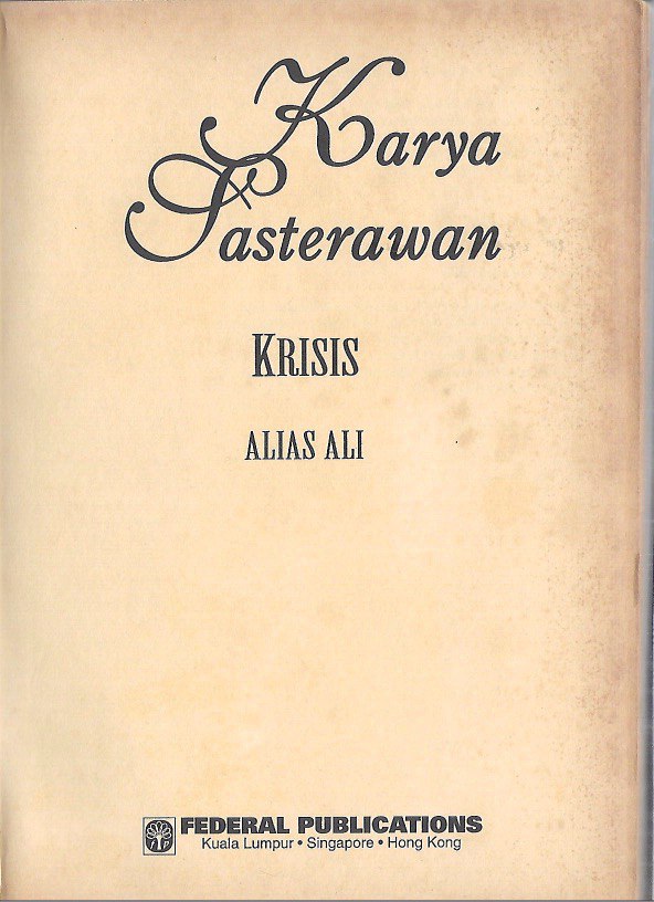Karya Sasterawan - Krisis