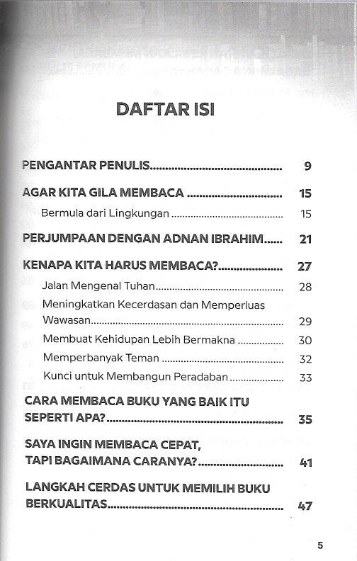 Panduan Praktis Agar Kita Gila Membaca & Menulis
