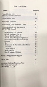 Kitab Haji dan ‘Umrah (‘Unwanul Falah)